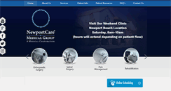 Desktop Screenshot of newportbeachortho.com